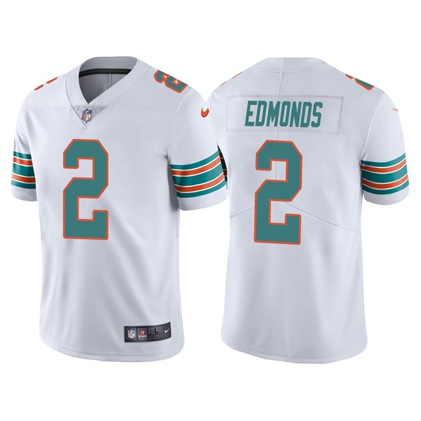 Men??s Miami Dolphins #2 Chase Edmonds White Color Rush Limited Stitched Football Jersey